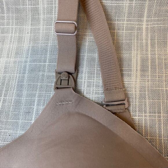 Momcozy Beige Seamless Nursing Bra Breastfeeding Size Large - Picture 7 of 7